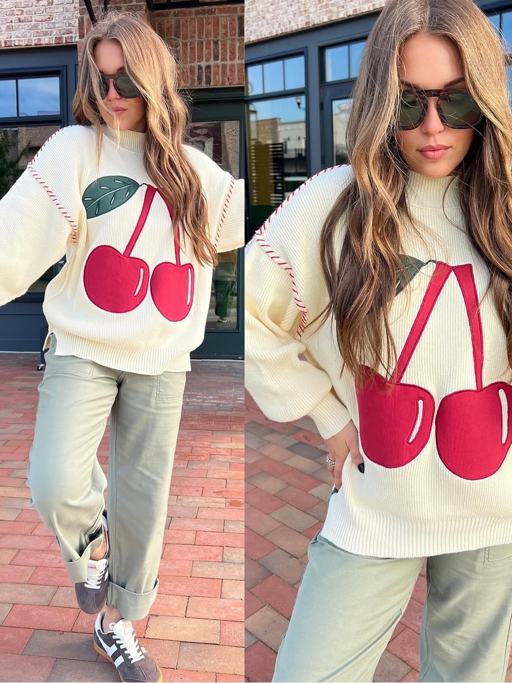 Miou Muse Cherry Sweater